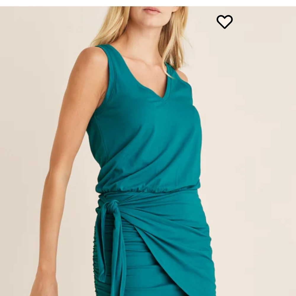 VENUS Teal Mini Dress